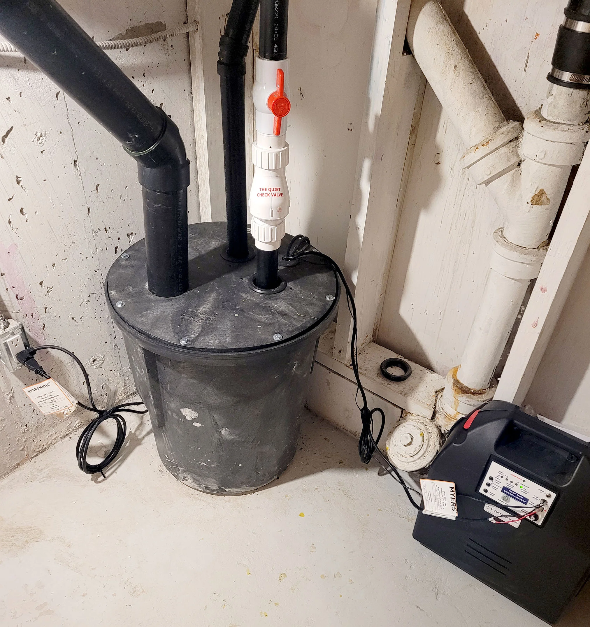 sewage pump installation burlington