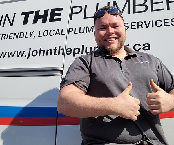 happy plumber